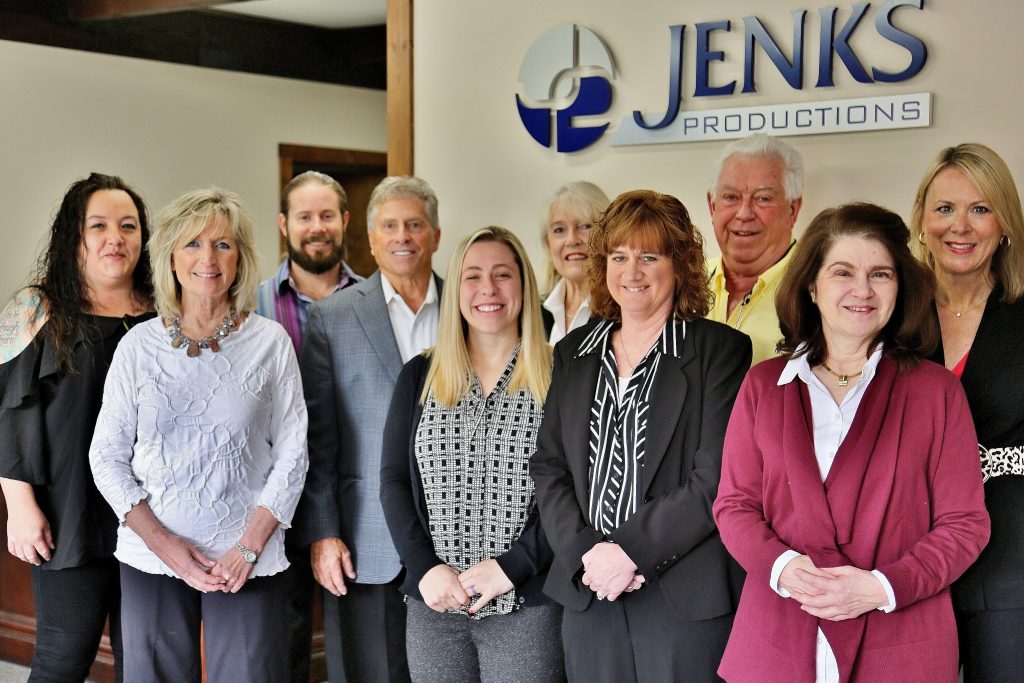 Team photo of event management company, Jenks Productions.